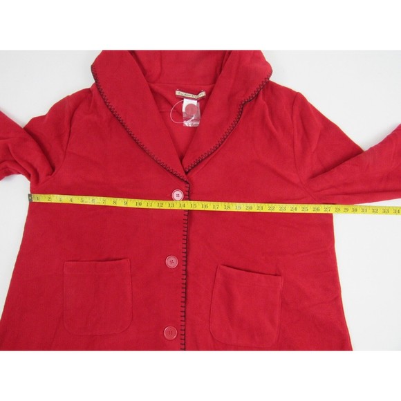 Tudor Court Red Fleece Long-Sleeve Jacket - Picture 13 of 16